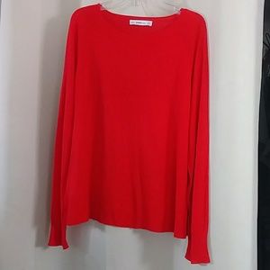 Zara Sweaters - Red Zara Knit Pullover Top Zara Sweaters - Red Zara Knit Pullover Top